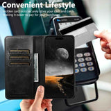 Suteni Calf Texture Horizontal Flip Leather Phone Case