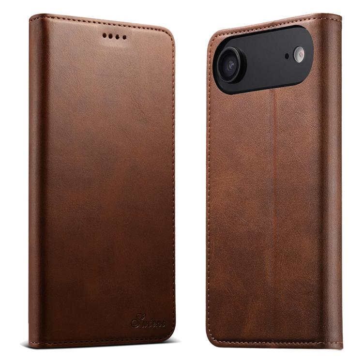 Suteni Calf Texture Horizontal Flip Leather Phone Case