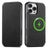 Suteni J06 Retro Matte Litchi Texture Leather MagSafe Phone Case