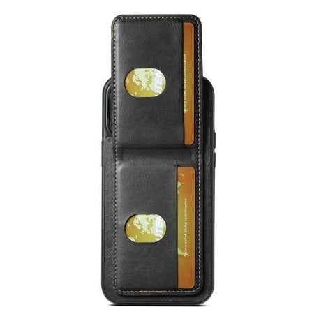 Suteni H03 Oil Wax Leather Wallet Stand Back Phone Case