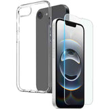NORTHJO 2 in 1 TPU Phone Case Screen Protector Tempered Glass Film