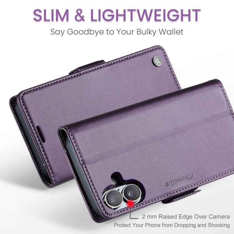CaseMe 023 Butterfly Buckle Litchi Texture RFID Anti-theft Leather Phone Case