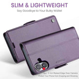 CaseMe 023 Butterfly Buckle Litchi Texture RFID Anti-theft Leather Phone Case