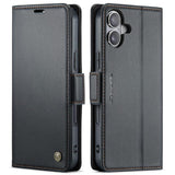 CaseMe 023 Butterfly Buckle Litchi Texture RFID Anti-theft Leather Phone Case