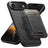 Suteni H17 Cross Grain Leather MagSafe Detachable Wallet Phone Case