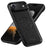 Suteni TXWH18 Carbon Fiber Texture Detachable Wallet MagSafe Phone Case