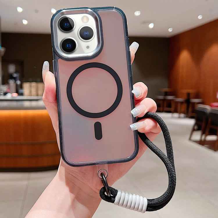 Bright Shadow  Magsafe Discoloration Phone Case with Wrist Strap