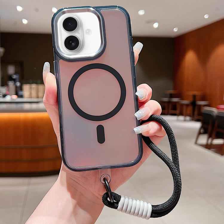 Bright Shadow  Magsafe Discoloration Phone Case with Wrist Strap