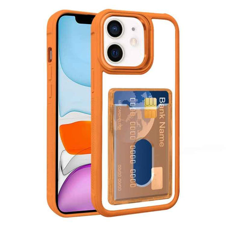 Electroplated Card Bag Acrylic Hybrid TPU Phone Case