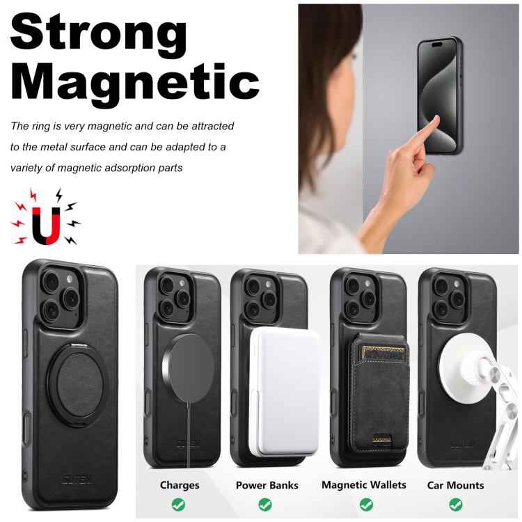 Suteni G3 Oil Wax 360 Rotation Holder MagSafe Back Phone Case