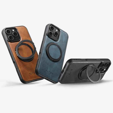 Suteni G3 Oil Wax 360 Rotation Holder MagSafe Back Phone Case