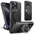Suteni G3 Carbon Fiber Leather 360 Rotation Holder MagSafe Phone Case