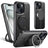 Suteni G3 Carbon Fiber Leather 360 Rotation Holder MagSafe Phone Case