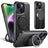 Suteni G3 Carbon Fiber Leather 360 Rotation Holder MagSafe Phone Case
