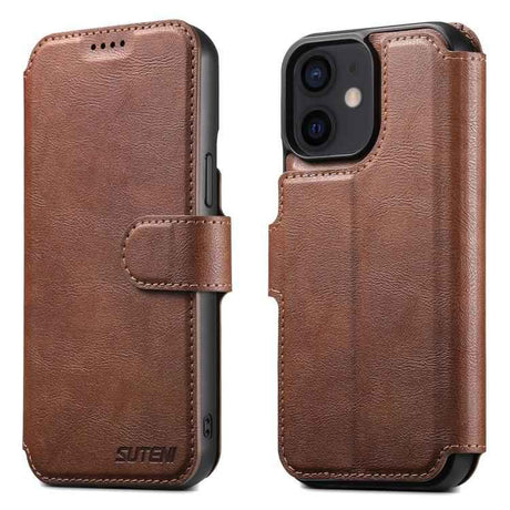Suteni Q05 2-in-1 Multi-function Detachable Wallet MagSafe Phone Case