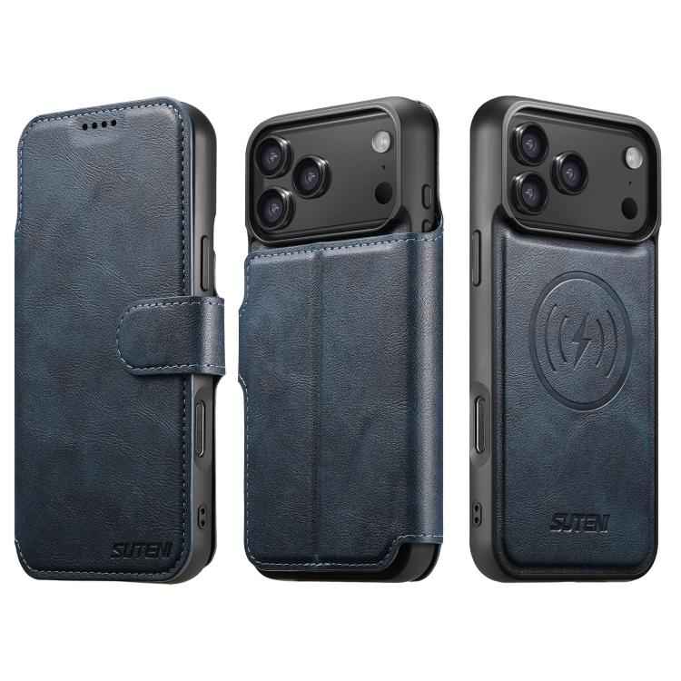 Suteni Q05 2-in-1 Multi-function Detachable Wallet MagSafe Phone Case