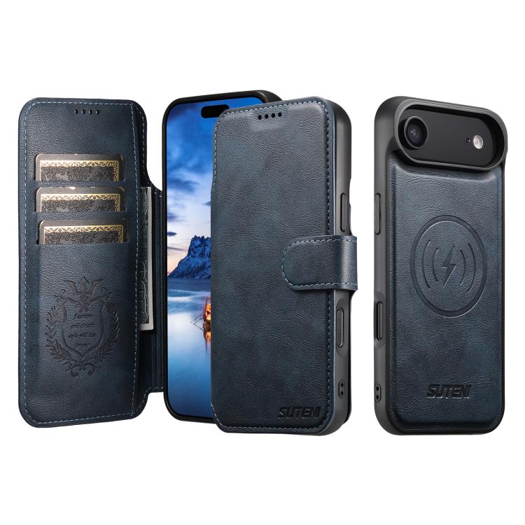 Suteni Q05 2-in-1 Multi-function Detachable Wallet MagSafe Phone Case