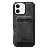 Suteni M5 Magnetic Card Bag MagSafe Leather Phone Case