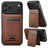 Suteni M5 Magnetic Card Bag MagSafe Leather Phone Case