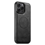 Suteni G5 Cowhide Leather MagSafe Magnetic Phone Case