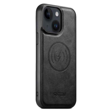 Suteni G5 Cowhide Leather MagSafe Magnetic Phone Case