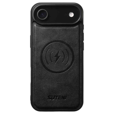 Suteni G5 Cowhide Leather MagSafe Magnetic Phone Case