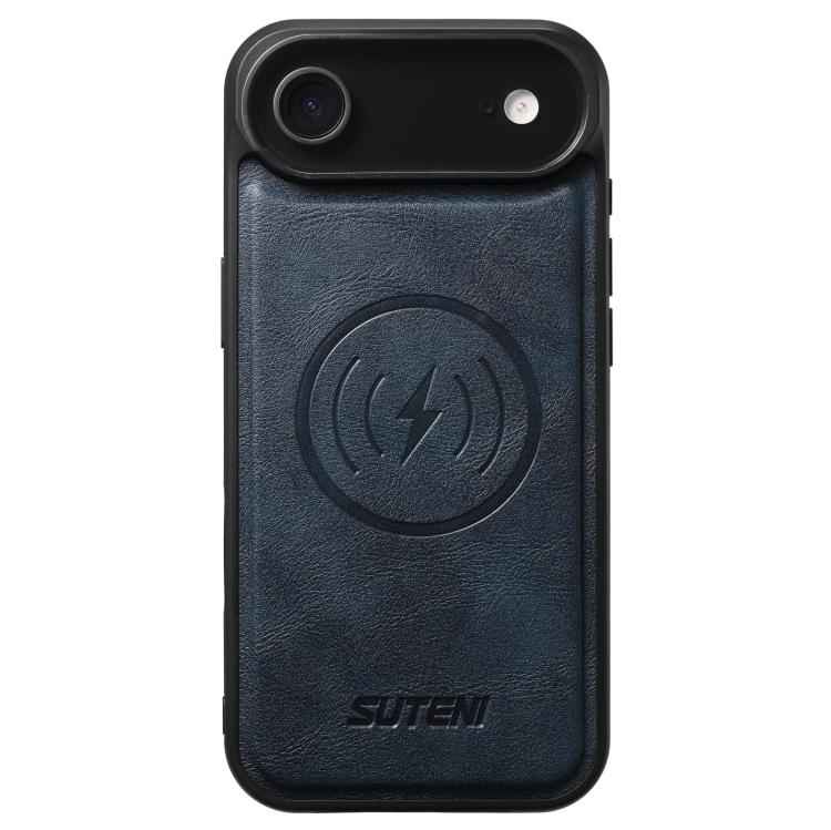 Suteni G5 Cowhide Leather MagSafe Magnetic Phone Case