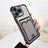 Four-cornered Glitter Electroplated Card Bag TPU Phone Case