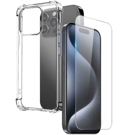 NORTHJO 2 in 1 TPU Airbag Shockproof Phone Case with Screen Film