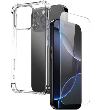 NORTHJO 2 in 1 TPU Airbag Shockproof Phone Case with Screen Film