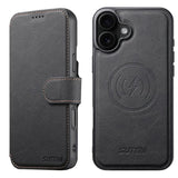 Suteni Q05 2-in-1 Multi-function MagSafe Wallet Litchi Leather Phone Case