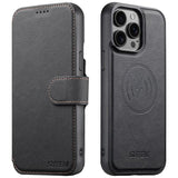 Suteni Q05 2-in-1 Multi-function MagSafe Wallet Litchi Leather Phone Case