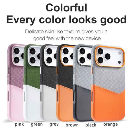 Kalebol Cloth Textue Stitching Card Slot Magnetic Phone Case