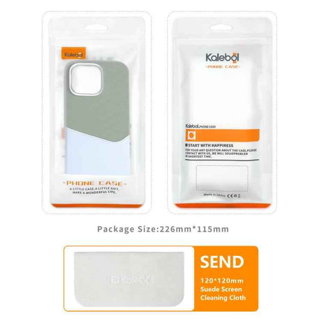 Kalebol Cloth Textue Stitching Card Slot Magnetic Phone Case