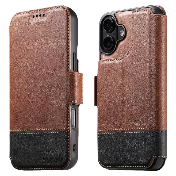Suteni Q06 2-in-1 Multi-function Detachable Wallet MagSafe Phone Case