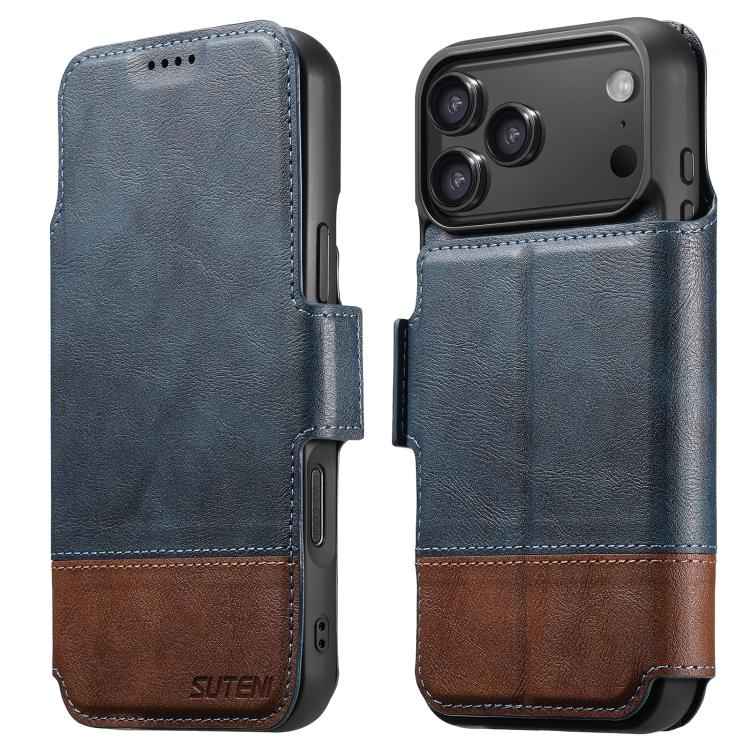 Suteni Q06 2-in-1 Multi-function Detachable Wallet MagSafe Phone Case