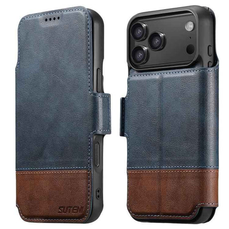 Suteni Q06 2-in-1 Multi-function Detachable Wallet MagSafe Phone Case