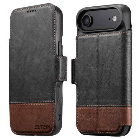 Suteni Q06 2-in-1 Multi-function Detachable Wallet MagSafe Phone Case