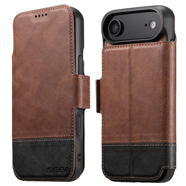Suteni Q06 2-in-1 Multi-function Detachable Wallet MagSafe Phone Case