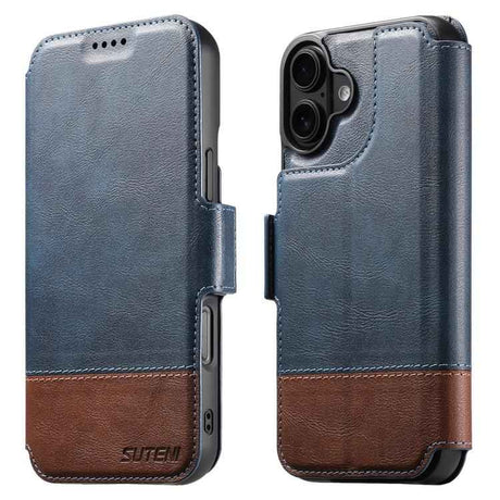 Suteni Q06 2-in-1 Multi-function Detachable Wallet MagSafe Phone Case