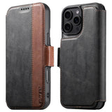 Suteni Q07 2-in-1 Multi-function Detachable Wallet MagSafe Phone Case