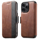 Suteni Q07 2-in-1 Multi-function Detachable Wallet MagSafe Phone Case