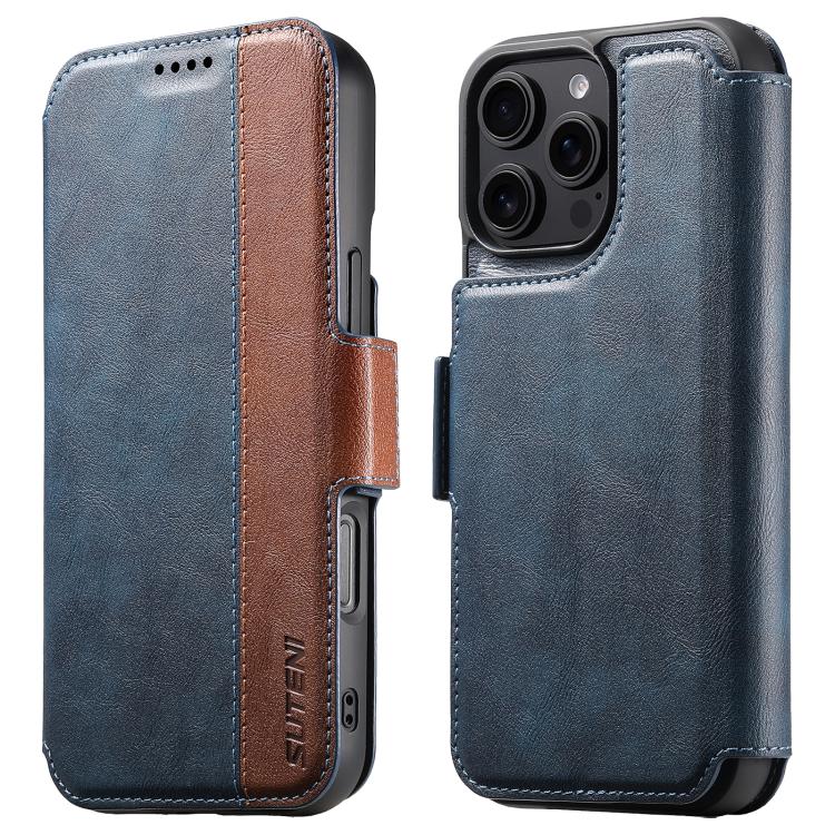 Suteni Q07 2-in-1 Multi-function Detachable Wallet MagSafe Phone Case