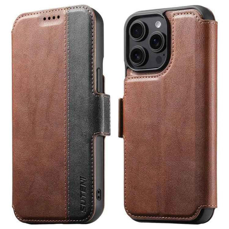 Suteni Q07 2-in-1 Multi-function Detachable Wallet MagSafe Phone Case