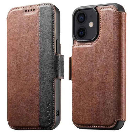 Suteni Q07 2-in-1 Multi-function Detachable Wallet MagSafe Phone Case