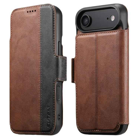 Suteni Q07 2-in-1 Multi-function Detachable Wallet MagSafe Phone Case