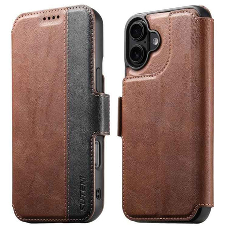 Suteni Q07 2-in-1 Multi-function Detachable Wallet MagSafe Phone Case