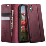 CaseMe 033 Calf Leather Lining Microfibre RFID Blocking Phone Case