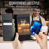 CaseMe 033 Calf Leather Lining Microfibre RFID Blocking Phone Case