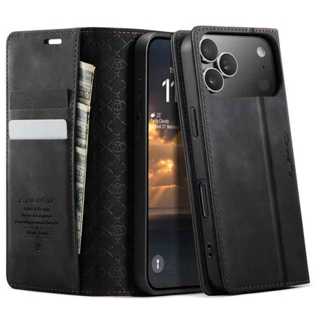 CaseMe 033 Calf Leather Lining Microfibre RFID Blocking Phone Case